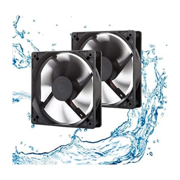 Ventilador a prueba de humedad de 12 V de 4.724 in_1