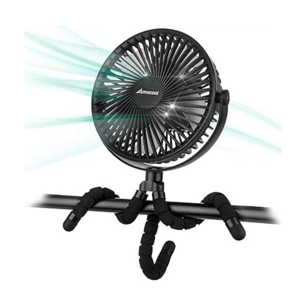 Ventilador USB giratorio de 10000 mAh 7 pulgadas