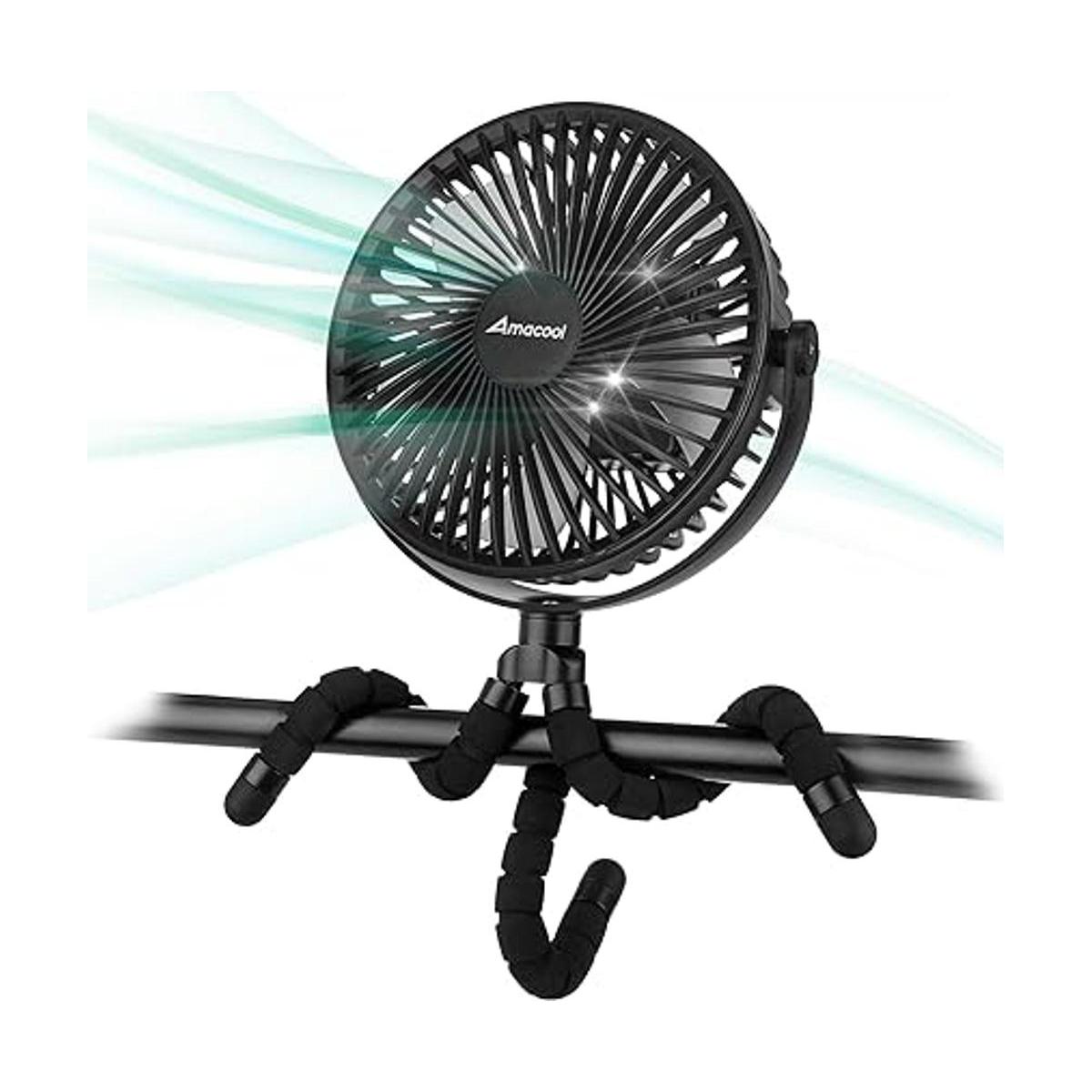 Ventilador USB giratorio de 10000 mAh 7 pulgadas
