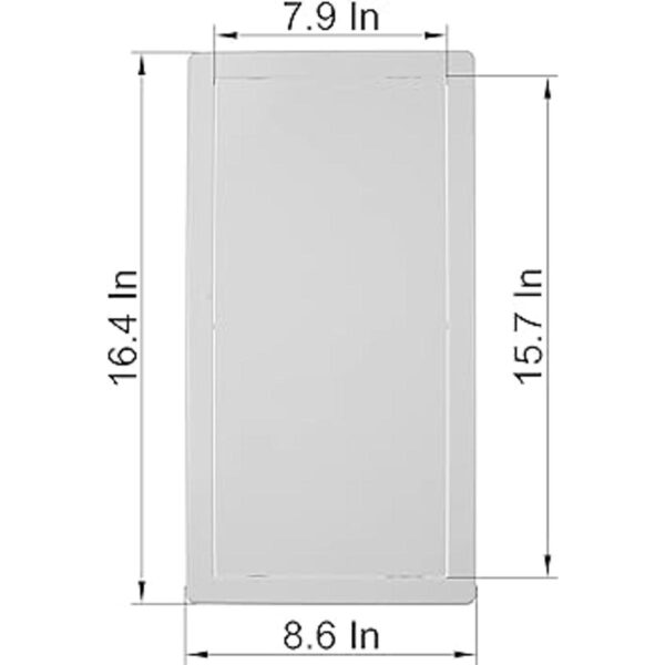 Vent Systems Panel de acceso de 8 x 16 pulgadas puertas