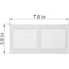 Vent Systems Cubierta de ventilación de aire de 8 x 4