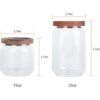 Vensp Tarros de almacenamiento de vidrio de borosilicato