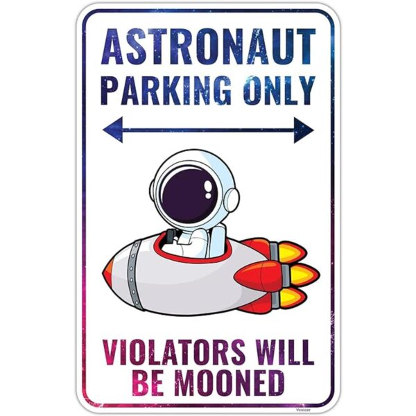 Venicor Decoración de letrero espacial de astronauta 9 x_1