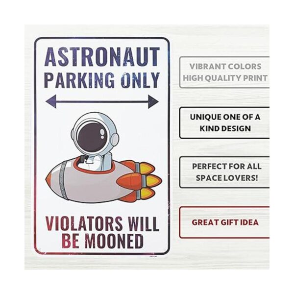 Venicor Decoración de letrero espacial de astronauta 9 x_3