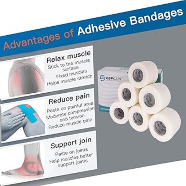 Vendajes cohesivos autoadherentes 6 unidades 2 x 5_2