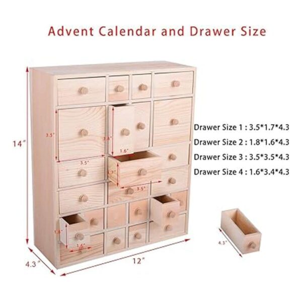 Vencer Organizador de almacenamiento de calendario de