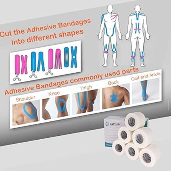 Vendajes cohesivos autoadherentes 6 unidades 2 x 5_3