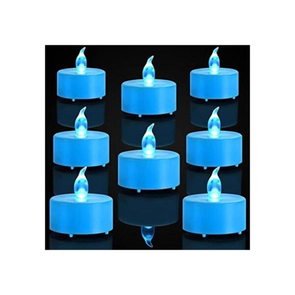 Velas de té sin llama que funcionan con pilas lámpara_1