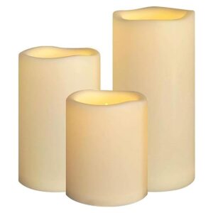 Velas sin llama resistentes a la intemperie con_1