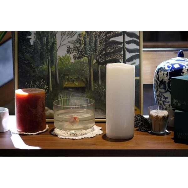 Velas de luz LED de pilas sin llama de 4 x 6 pulgadas_2