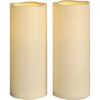 Velas grandes sin llama de 4 x 10 pulgadas impermeables_1
