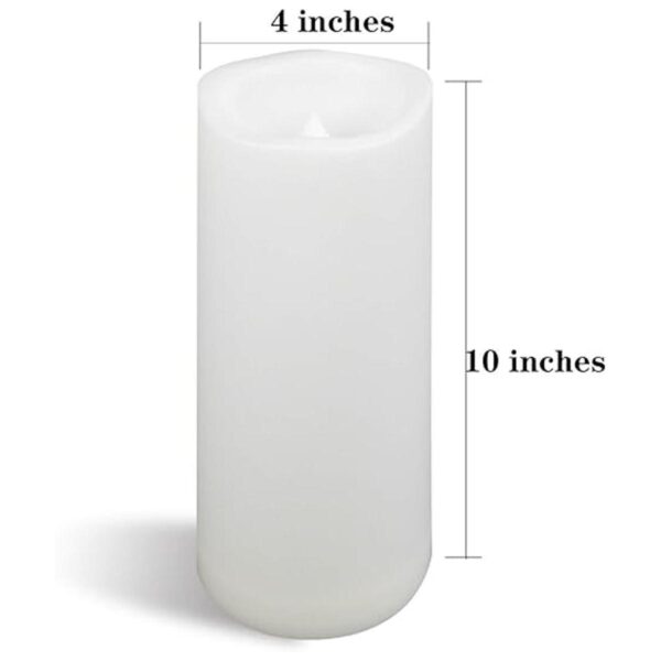 Velas impermeables para exteriores de pilas sin llama_2