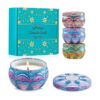 Velas de citronela de cera de soja para interiores velas