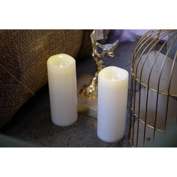 Velas de luz LED de pilas sin llama de 4 x 6 pulgadas_3