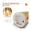 Velas LED sin llama de cristal con control remoto y_4
