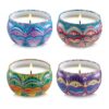 Velas de citronela de cera de soja para interiores velas