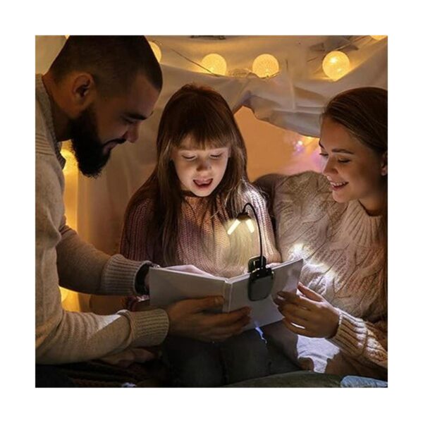 Vekkia 14 luces LED recargables para leer por la noche en_3