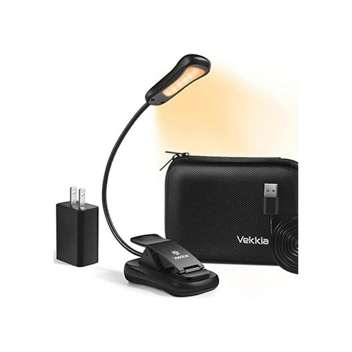 Vekkia Juego de luces de libro con cargador luz de