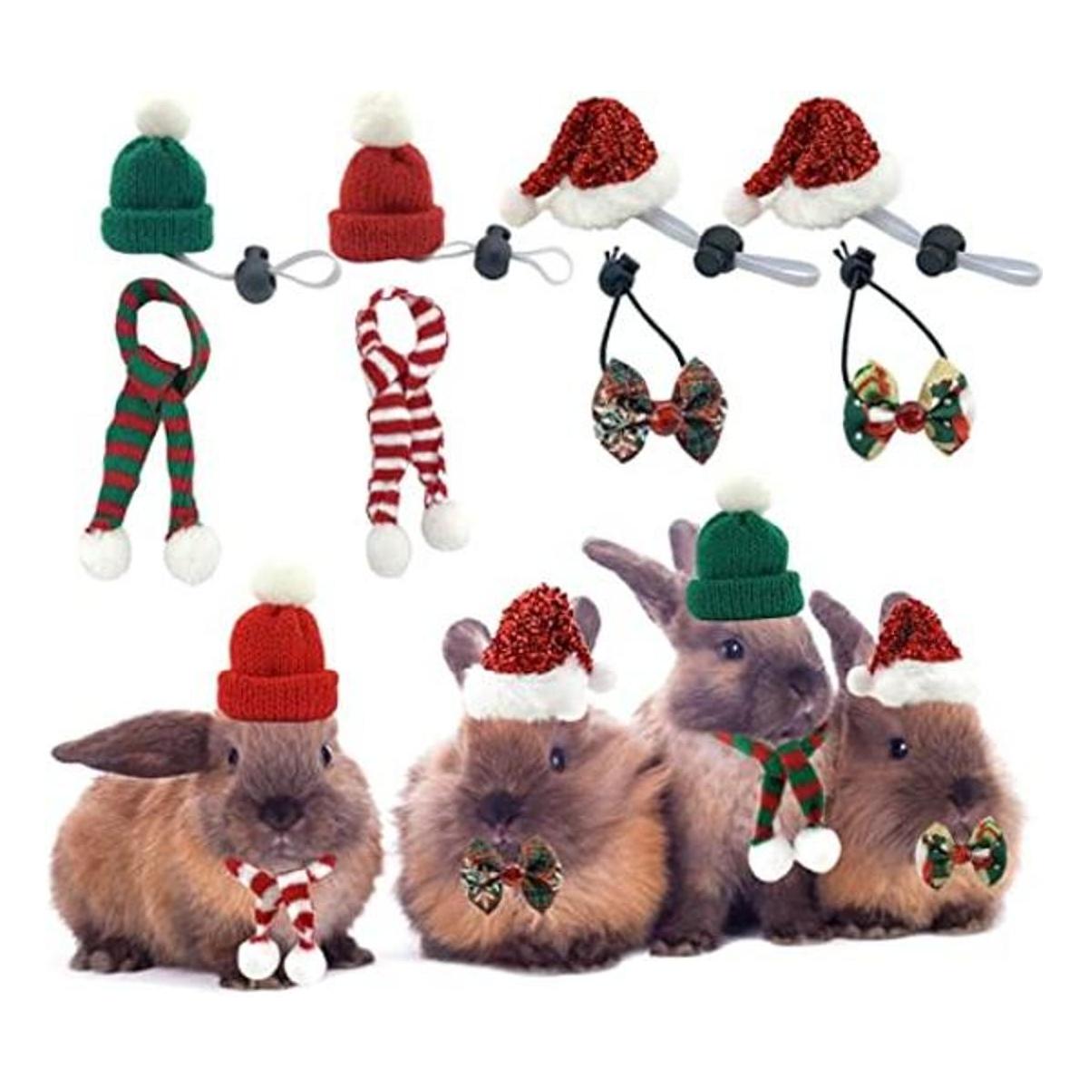 Vehomy Disfraz de Navidad de animales pequeños 8 piezas