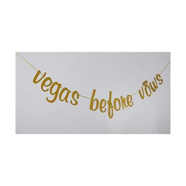 Vegas Before Vows Cartel de guirnalda cartel de soltero_6