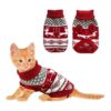 Vehomy Suéteres de Navidad para perro ropa de invierno_1