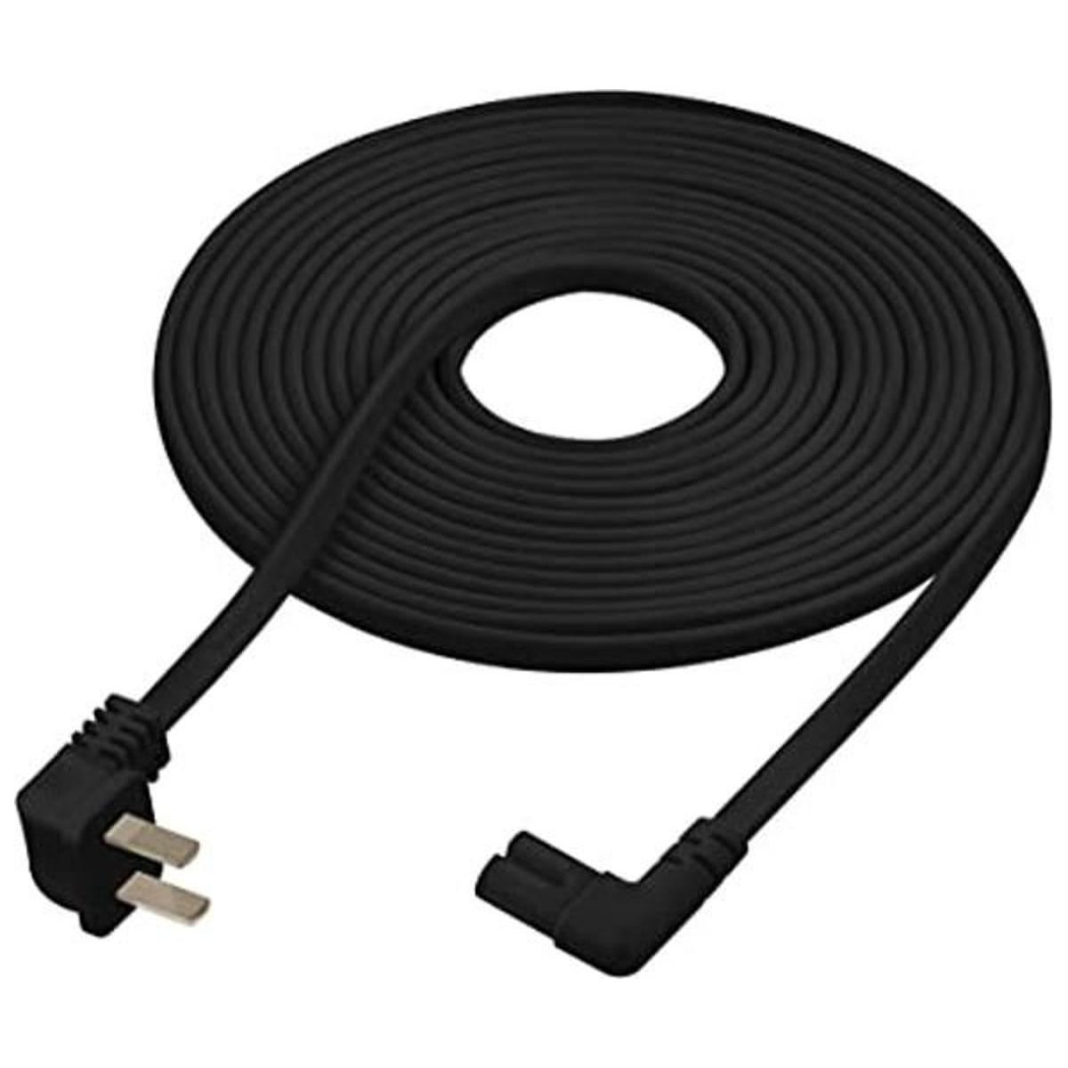 Vebner Cable de alimentación de TV de 25 pies en ángulo de