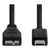 Vebner SuperSpeed USB tipo C 3.1 a MicroB de 20 pies Negro_2