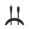 Vebner Cable USB tipo C a tipo B macho 3.0 extra largo_1