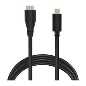 Vebner SuperSpeed USB tipo C 3.1 a MicroB de 20 pies Negro_1
