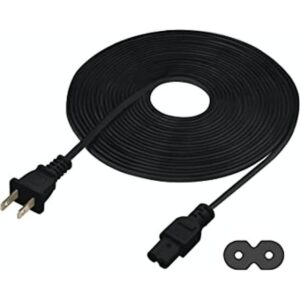 Vebner Cable de alimentación extra largo de TV de 25 pies_1
