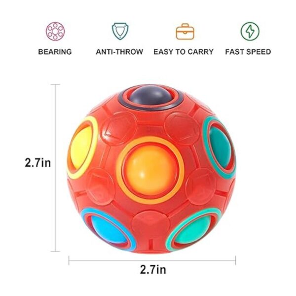 Vdealen Pelota mágica de rompecabezas de arco iris juego_2