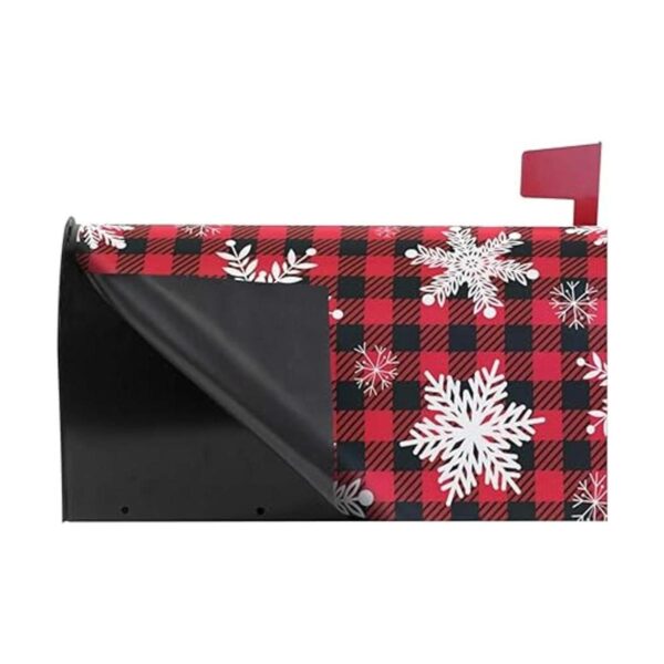 Vdsrup Buffalo Plaid Cubiertas magnéticas para buzón de_3