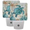 Vdsrup Vintage Ocean Turtle Night Light Set of 2 Sea_1