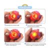 Vdealen Pelota mágica de rompecabezas de arco iris juego_4