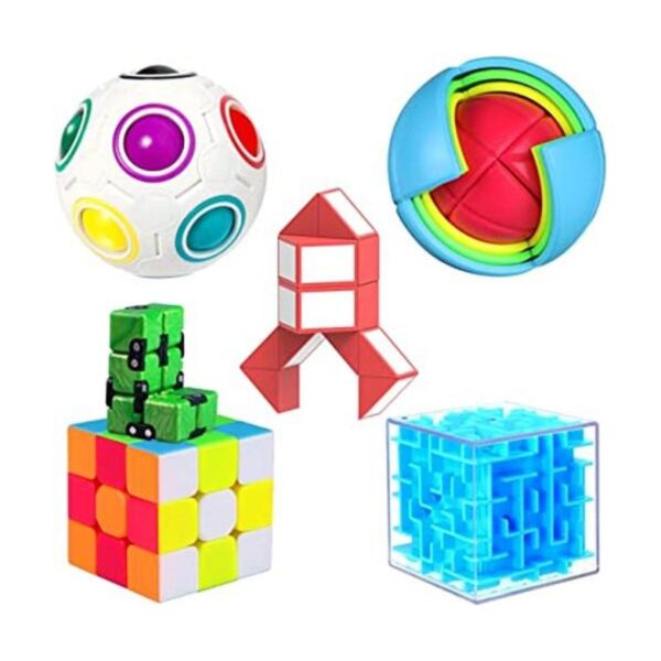 Vdealen Juguetes para la ansiedad con forma de cubo para_1