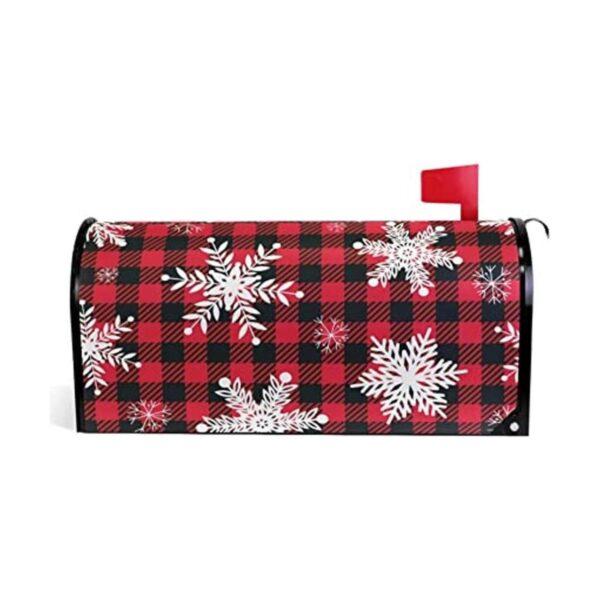 Vdsrup Buffalo Plaid Cubiertas magnéticas para buzón de_1