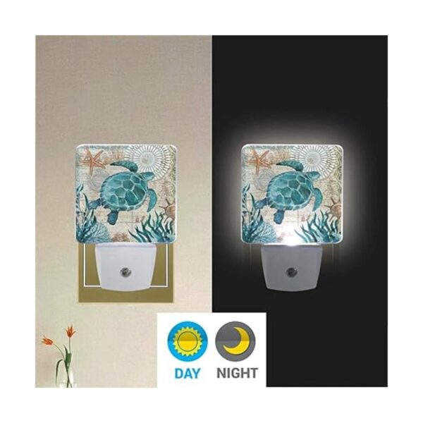 Vdsrup Vintage Ocean Turtle Night Light Set of 2 Sea_2