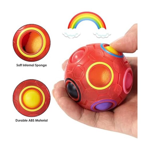 Vdealen Pelota mágica de rompecabezas de arco iris juego_3