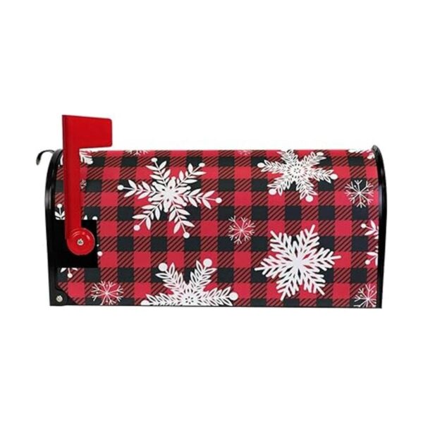 Vdsrup Buffalo Plaid Cubiertas magnéticas para buzón de_2