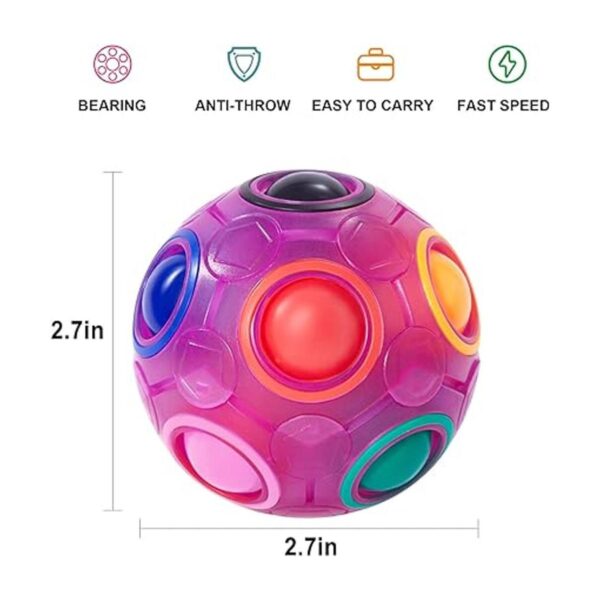 Vdealen Bola mágica del rompecabezas del arco iris juego_2