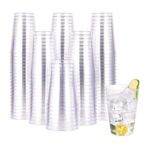 Vasos de plástico transparente de 12 onzas paquete de 100_1