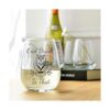 Vaso de vino con diseño de búho 15 onzas 15 oz regalo
