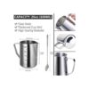 Vaso medidor de cera de acero inoxidable con cuchara 20