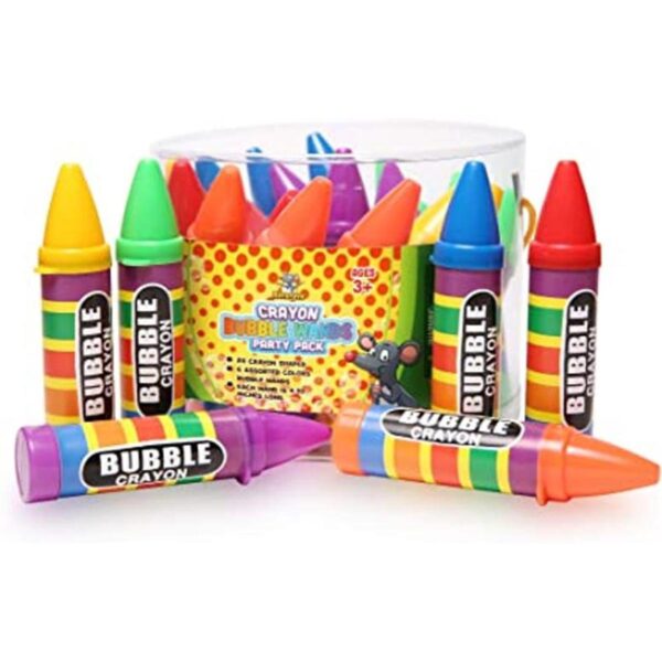 Varitas de burbujas de crayón para fiestas infantiles_1