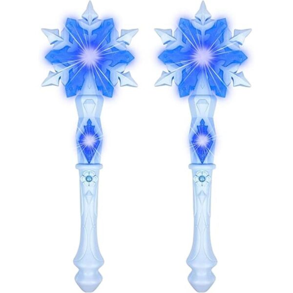 Varitas de copo de nieve congeladas iluminadas con sonido_1