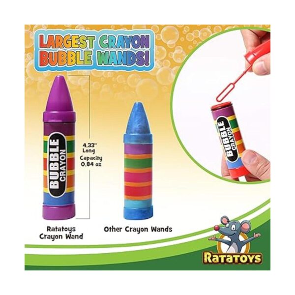 Varitas de burbujas de crayón para fiestas infantiles_3