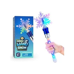 Varita giratoria de hielo con copo de nieve iluminada para_1