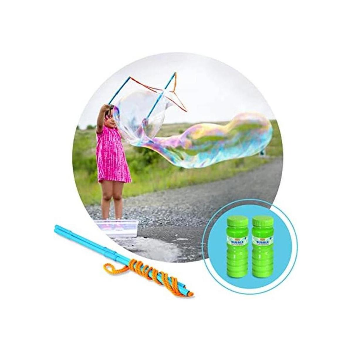 Varita de burbujas Kidzlane con 24 oz de solución mixta de