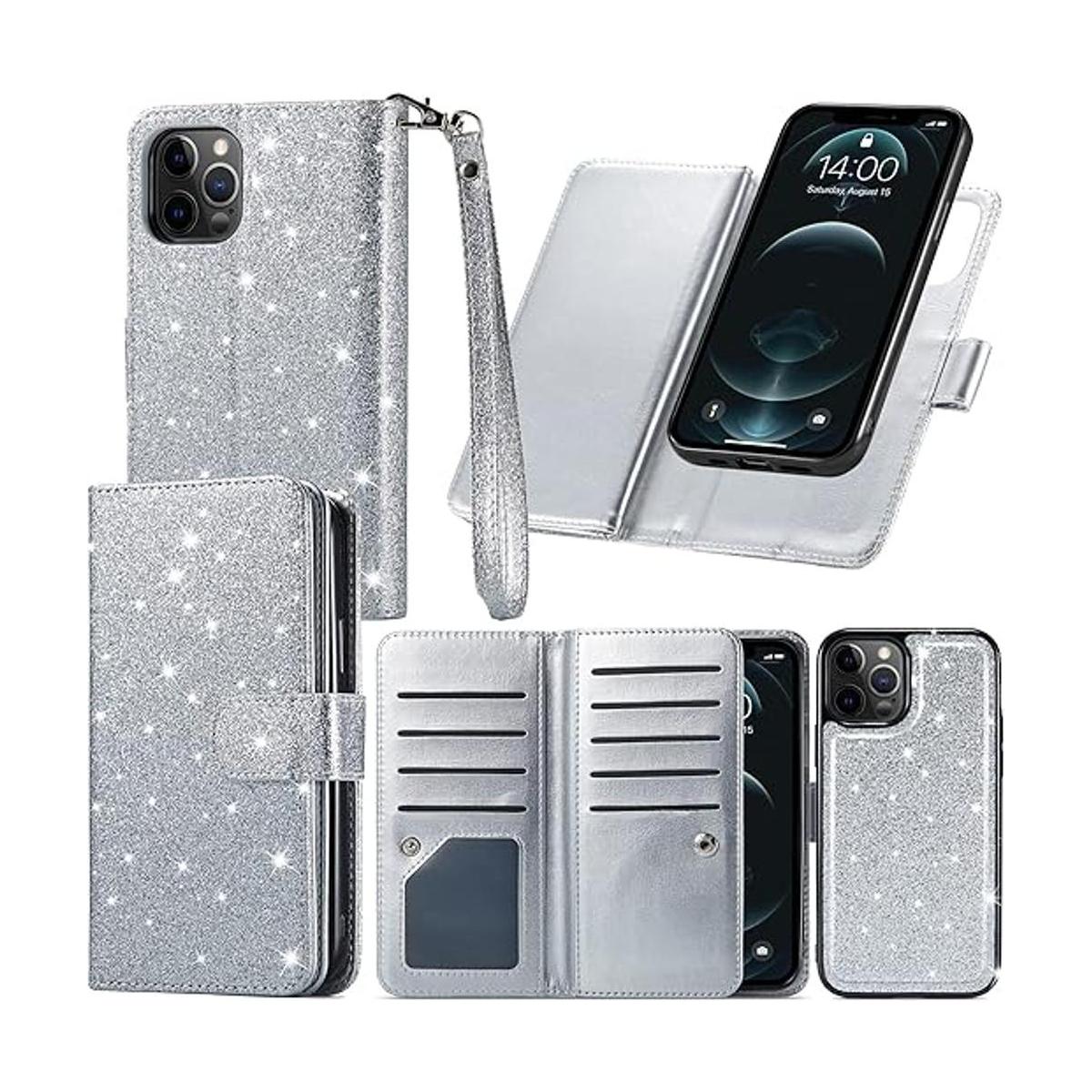 Varikke Funda tipo cartera para iPhone 11 funda para