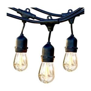Vara de luces con enchufe colgante para exterior Brightech_1